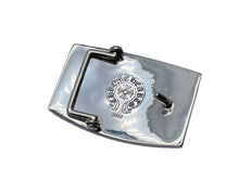 Load image into Gallery viewer, 極美品 ChromeHearts クロムハーツ 1.5 FLERKNEE シングルミリタリー フレアニー ベルト バックル 228.4g シルバー925 中古 67095