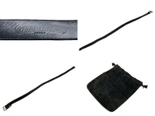 Load image into Gallery viewer, CHROME HEARTS クロムハーツ BLT OTJ フィリグリー OTJレザー ベルト ブラック シルバー925 レザー サイズ38 美品 中古 67119