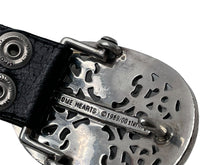 Load image into Gallery viewer, CHROME HEARTS クロムハーツ OVAL CROSS STRAP 1.5/1.5 クラシック オーバルクロス バックル レザーベルト サイズ38 中古 67120