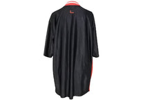 Load image into Gallery viewer, FUBU JEANS COLLECTION フブ ゲームシャツ ヴィンテージ サイズL ポリエステル ブラック ホワイト レッド 良品 中古 67122