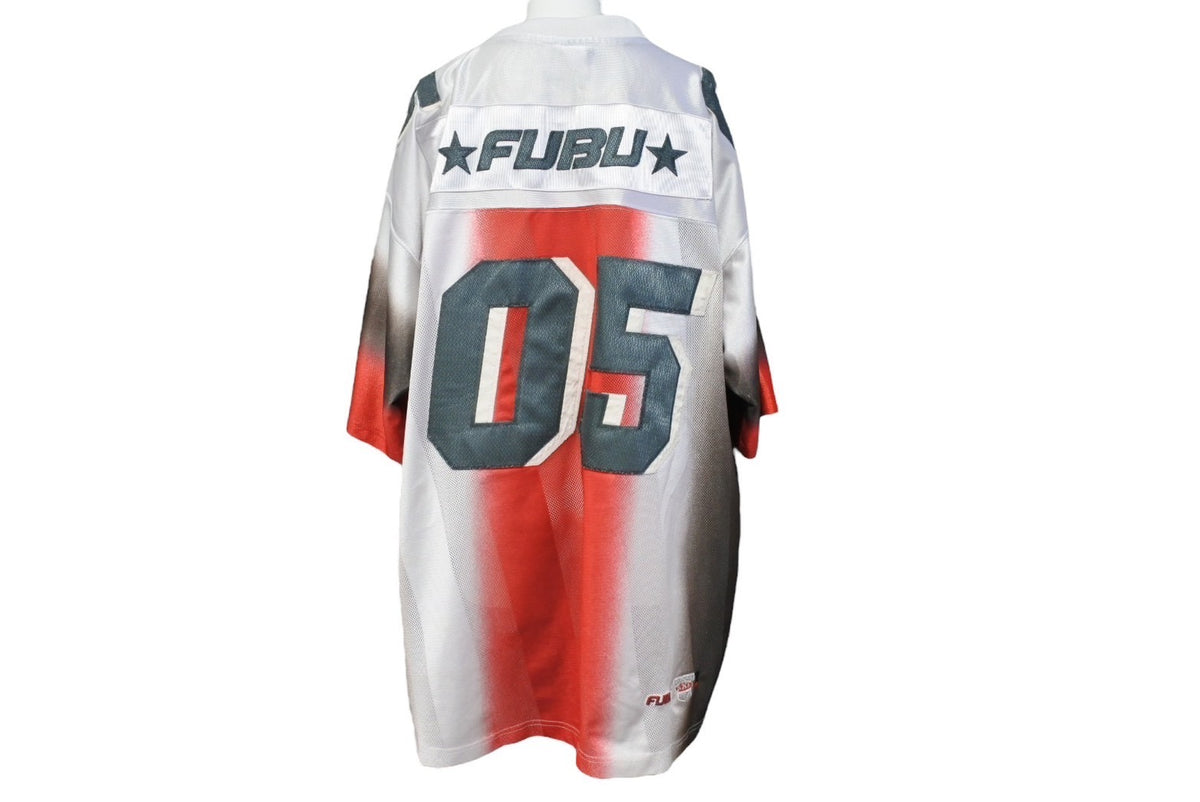 FUBU(フブ) / ゲームシャツ/Tシャツ/L/ポリエステル/RED | 古着