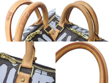 Load image into Gallery viewer, LOUIS VUITTON ルイ ヴィトン モノグラムグラフィティ キーポル50 ボストンバッグ M92197 ブラウン ホワイト 美品 中古 67283