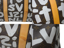 Load image into Gallery viewer, LOUIS VUITTON ルイ ヴィトン モノグラムグラフィティ キーポル50 ボストンバッグ M92197 ブラウン ホワイト 美品 中古 67283