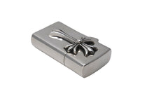 Load image into Gallery viewer, ChromeHearts クロムハーツ CHクロスタイニー ダブルクロス スリム ナロー ジッポ 115.8g シルバー925 美品 中古 67325