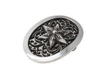 Load image into Gallery viewer, ChromeHearts クロムハーツ OVAL STAR LARGE BUCKLE BELT ラシックオーバルスターバックル シルバー925 美品 中古 67326