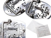 Load image into Gallery viewer, ChromeHearts クロムハーツ OVAL STAR LARGE BUCKLE BELT ラシックオーバルスターバックル シルバー925 美品 中古 67326