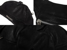 Load image into Gallery viewer, クロムハーツ ウエストバッグ SNAT スナットパック ラージ ボディバッグ ダガージップ デストロイレザー シルバー925 美品 中古 67327