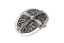 Load image into Gallery viewer, CHROME HEARTS クロムハーツ BUCKL OVAL CROSS1.5 1.5クラシック オーバルクロス バックル スターリングシルバー 美品 中古 67418