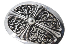 Load image into Gallery viewer, CHROME HEARTS クロムハーツ BUCKL OVAL CROSS1.5 1.5クラシック オーバルクロス バックル スターリングシルバー 美品 中古 67418