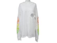 Load image into Gallery viewer, CHROME HEARTS クロムハーツ 長袖Tシャツ トップス グラデーション プリント サイズL コットン ホワイト 美品 中古 67440