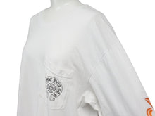 Load image into Gallery viewer, CHROME HEARTS クロムハーツ 長袖Tシャツ トップス グラデーション プリント サイズL コットン ホワイト 美品 中古 67440