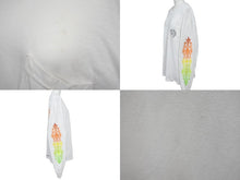 Load image into Gallery viewer, CHROME HEARTS クロムハーツ 長袖Tシャツ トップス グラデーション プリント サイズL コットン ホワイト 美品 中古 67440