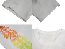 Load image into Gallery viewer, CHROME HEARTS クロムハーツ 長袖Tシャツ トップス グラデーション プリント サイズL コットン ホワイト 美品 中古 67440