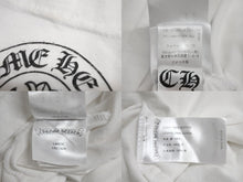 Load image into Gallery viewer, CHROME HEARTS クロムハーツ 長袖Tシャツ トップス グラデーション プリント サイズL コットン ホワイト 美品 中古 67440