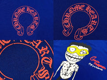 Load image into Gallery viewer, CHROME HEARTS クロムハーツ スウェット サイズM MATTY BOY マティボーイ プリント コットン ブルー 美品 中古 67441