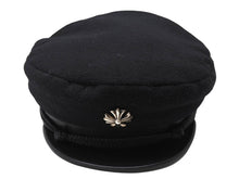 Load image into Gallery viewer, CHROME HEARTS クロムハーツ キャップ ハット CHプラス ブラック ウール レザー サイズM 美品 中古 67452