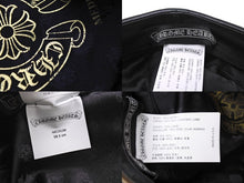 Load image into Gallery viewer, CHROME HEARTS クロムハーツ キャップ ハット CHプラス ブラック ウール レザー サイズM 美品 中古 67452