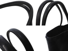 Load image into Gallery viewer, CHROME HEARTS クロムハーツ FSトート トートバッグ クロスパッチ ブラック シルバー金具 中古 67454