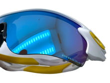 Load image into Gallery viewer, OAKLEY オークリー レーダーロック スポーツサングラス グラデーション プラスチック ゴム ホワイト イエロー 美品 中古 67459