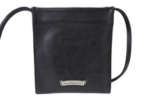 Load image into Gallery viewer, 新品同様品 CHROME HEARTS クロムハーツ レザー スクエアポシェット ショルダーバッグ クロスパッチ マルチカラー ブラック 中古 67487