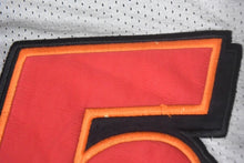 Load image into Gallery viewer, FUBU フブ ゲームシャツ フットボールシャツ ヴィンテージ サイズXL レッド シルバー メッシュ ポリエステル 美品 中古 67494