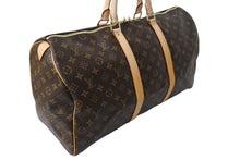 Load image into Gallery viewer, 新品同様 LOUIS VUITTON ルイヴィトン キーポル50 ボストンバッグ M41426 モノグラムキャンバス ブラウン 中古 67563