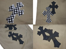 Load image into Gallery viewer, 新品未使用 CHROME HEARTS クロムハーツ クロスパッチ チノ パンツ CHINOS CEM CRS PTCH パンツ ベージュ コットン サイズ30 中古 67597