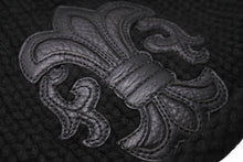 Load image into Gallery viewer, CHROME HEARTS クロムハーツ ビーニー ニットキャップ フレアボタン フレアパッチ カシミヤ ブラック 美品 中古 67602