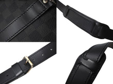 Load image into Gallery viewer, LOUIS VUITTON ルイ ヴィトン キーポル バンドリエール45 ボストンバッグ N41418 ダミエグラフィット ブラック 美品 中古 67624