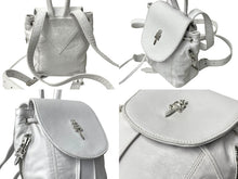 Load image into Gallery viewer, ChromeHearts クロムハーツ IGGY MINI イギー ミニ ダガー付き バックパック レザー シルバー925 ホワイト 美品 中古 4c067706