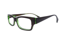 Load image into Gallery viewer, CHROME HEARTS SNEAKY PETE クロムハーツ メガネ フレーム無し サイズ53□16-145 プラスチック シルバー金具 ブラウン グリーン 美品 中古 67708