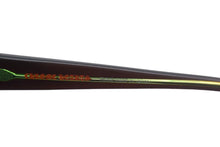 Load image into Gallery viewer, CHROME HEARTS SNEAKY PETE クロムハーツ メガネ フレーム無し サイズ53□16-145 プラスチック シルバー金具 ブラウン グリーン 美品 中古 67708