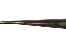 Load image into Gallery viewer, CHROME HEARTS SNEAKY PETE クロムハーツ メガネ フレーム無し サイズ53□16-145 プラスチック シルバー金具 ブラウン グリーン 美品 中古 67708