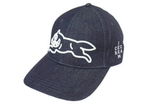 Load image into Gallery viewer, 新品未使用 ICECREAM アイスクリーム BBC DENIM CAP RUNNING DOG デニム キャップ ICJP233H002 サイズL ブルー 中古 67728