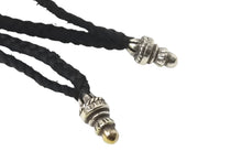 Load image into Gallery viewer, 未使用 新型 クロムハーツ BSフレア ドローストリングス バッグ 巾着 シルバー 黒 中古 4c068004