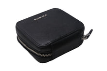 Load image into Gallery viewer, PRADA プラダ コンタクトケース SAFFIANO サフィアーノ ブラック 2ARA18 コンタクトレンズ 小物入れ ボトル欠品 中古 4c068036