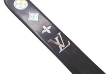 Load image into Gallery viewer, LOUIS VUITTON ルイヴィトン ペーパーナイフ レターオープナー モノグラム シェル ウッド ブラウン 文房具 美品 中古 4c068037