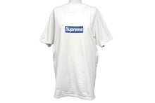 Load image into Gallery viewer, Supreme シュプリーム New York Yankees × 47 Brand ボックスロゴ Tシャツ サイズM ニューヨークヤンキース ホワイト ネイビー 良品 中古 4c068109