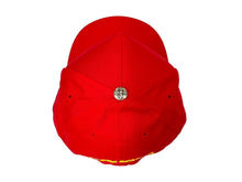 Load image into Gallery viewer, 新品未使用 ChromeHearts クロムハーツ クロスボール ベースボールキャップ 帽子 CH Hat レッド イエロー シルバー金具 中古 4c068236