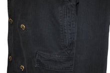 Load image into Gallery viewer, 極美品 CHROME HEARTS クロスボールボタン ヘリンボーン Pコート サイズL 400180371******001 中古 4c068279