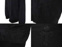 Load image into Gallery viewer, Chrome Hearts ジップアップナイロンジャケット クロスパッチ フード サイズXL 2225-304-5060 美品 中古 4c068281