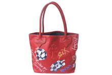 Load image into Gallery viewer, 極美品 CHROME HEARTS クロムハーツ トートバッグ MATTY BOY マッティボーイ オーダーメイド ボルドー レザー シルバー925 中古 4c068295