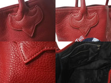 Load image into Gallery viewer, 極美品 CHROME HEARTS クロムハーツ トートバッグ MATTY BOY マッティボーイ オーダーメイド ボルドー レザー シルバー925 中古 4c068295