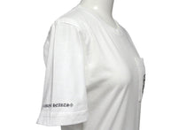 Load image into Gallery viewer, 極美品 CHROME HEARTS クロムハーツ 半袖 Tシャツ ダガー&ロゴ バックプリント クルーネック XS ホワイト 2212-304-0779 中古 4c068557