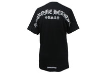 Load image into Gallery viewer, 新品未使用 CHROME HEARTS クロムハーツ アーチロゴ 半袖Tシャツ サイズXS スクロールラベルロゴ プリント ブラック コットン 中古 4c068710