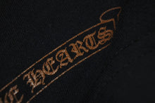 Load image into Gallery viewer, CHROME HEARTS クロムハーツ 新型 ネックロゴ 長袖 Tシャツ ロンT サイズM ブラック ブラウン 2212-304-0113 美品 中古 4c068727