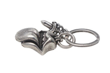 Load image into Gallery viewer, CHROME HEARTS クロムハーツ リップアンドタン スプリットダガー キーリング 重量55.5g シルバー925 2002刻印 美品 中古 4c068902