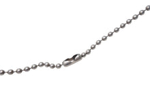 Load image into Gallery viewer, CHROME HEARTS クロムハーツ 1ボールタイニーCHクロスチャーム ネックレス 重量12.7g 全長52.5cm シルバー925 美品 中古 4c068904