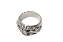Load image into Gallery viewer, 極美品 CHROME HEARTS クロムハーツ フローラルクロス リング 指輪 サイズ20号 重量16.3g シルバー925 1992/Sterling刻印 中古 4c068907