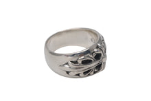 Load image into Gallery viewer, 極美品 CHROME HEARTS クロムハーツ フローラルクロス リング 指輪 サイズ20号 重量16.3g シルバー925 1992/Sterling刻印 中古 4c068907